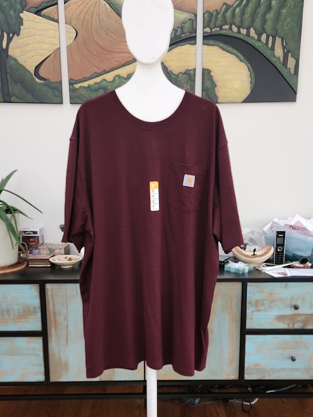 CARHARTT 2XL Tall Loose-fit Heavy Weight Short Sleeve Tee (K87) - NWT